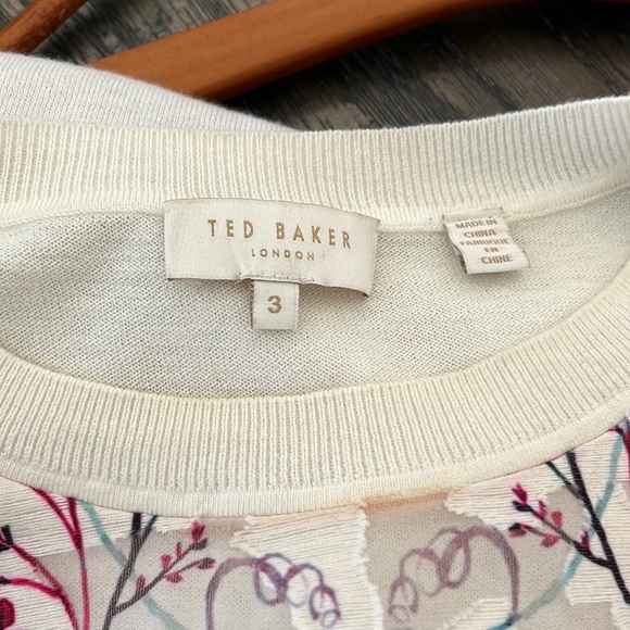 Ted Baker Floral Cream Multi Sweater - Picture 5 of 10